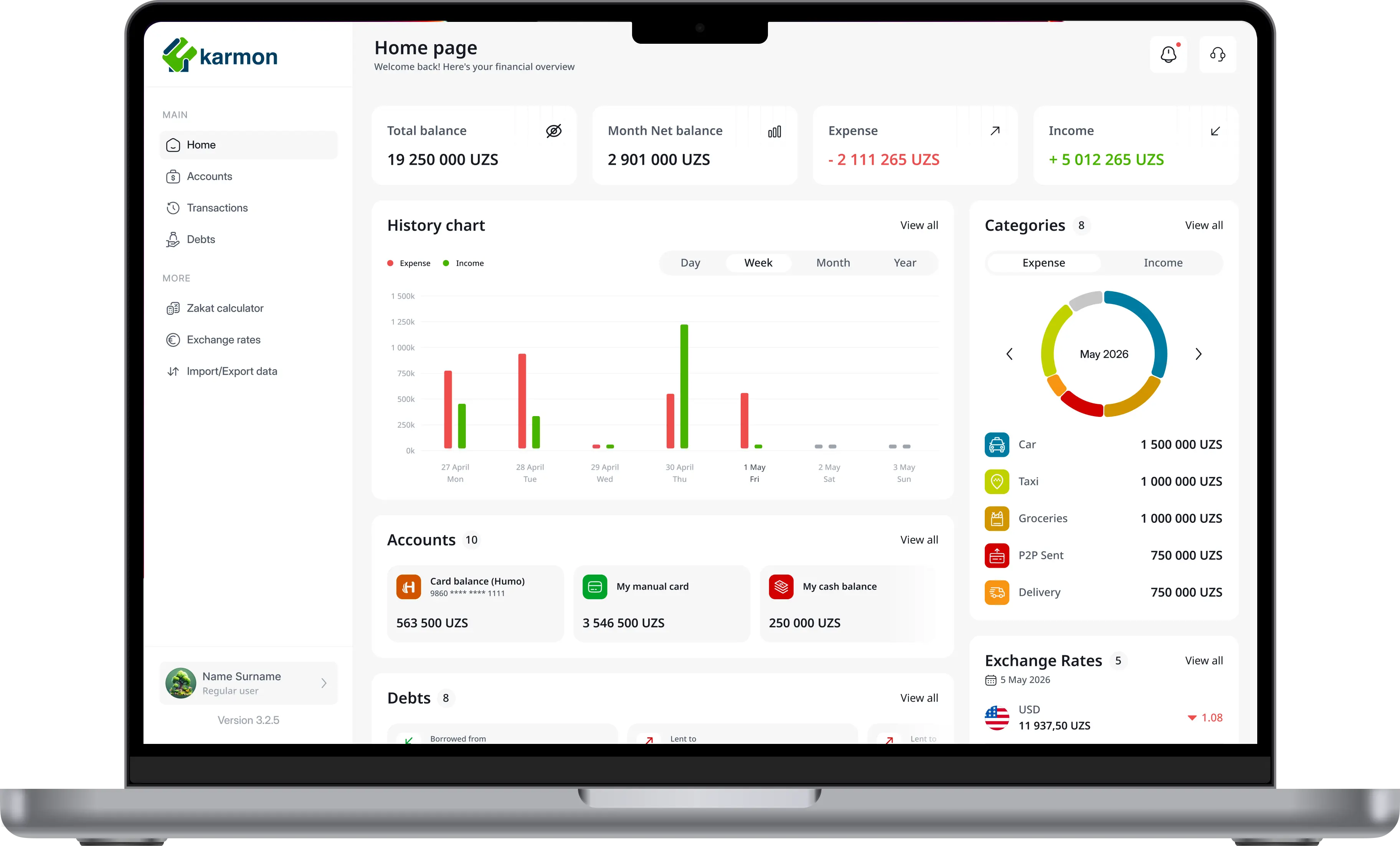 Web Dashboard