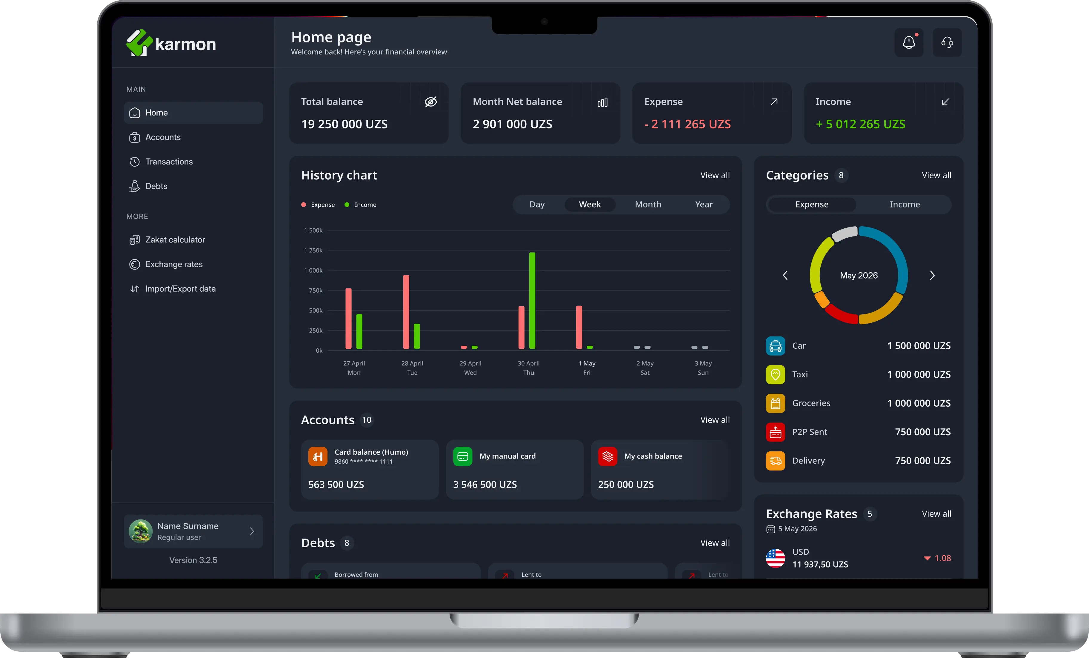 Web Dashboard